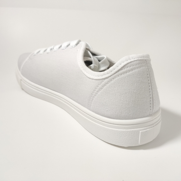 French Connection Canvas Sneakers on White - Picture 2 of 6